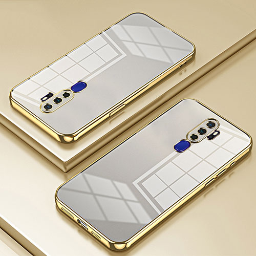 Ultra-thin Transparent TPU Soft Case Cover SY1 for Oppo A11X Gold