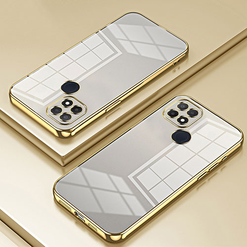 Ultra-thin Transparent TPU Soft Case Cover SY1 for Oppo A15 Gold