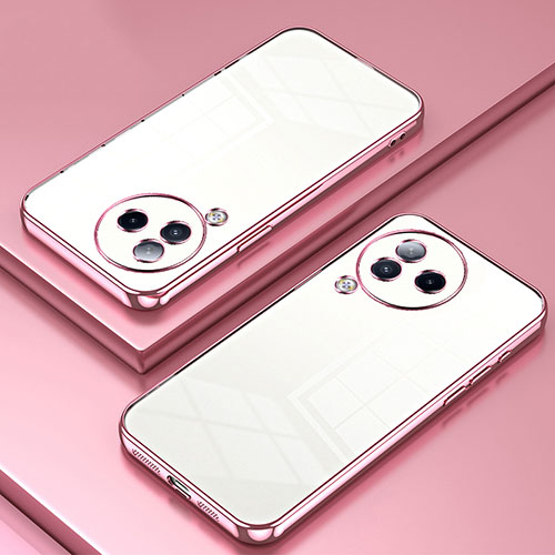 Ultra-thin Transparent TPU Soft Case Cover SY1 for Xiaomi Civi 3 5G Rose Gold