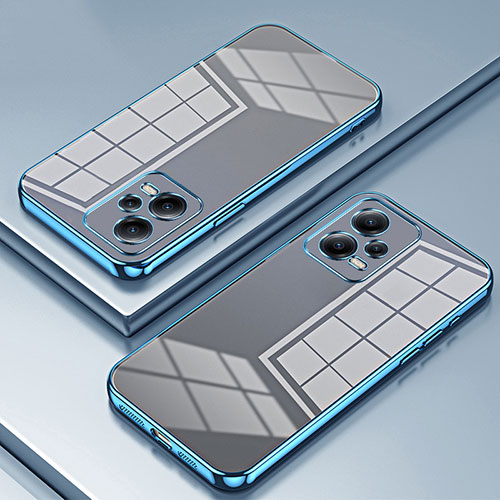 Ultra-thin Transparent TPU Soft Case Cover SY1 for Xiaomi Poco X5 5G Blue
