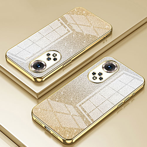 Ultra-thin Transparent TPU Soft Case Cover SY2 for Huawei Honor 50 Pro 5G Gold