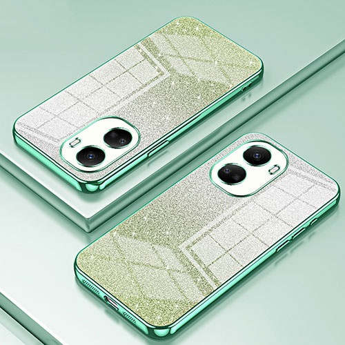 Ultra-thin Transparent TPU Soft Case Cover SY2 for Huawei Nova 10 SE Green