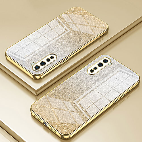 Ultra-thin Transparent TPU Soft Case Cover SY2 for OnePlus Nord Gold