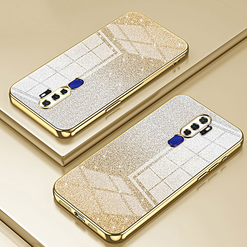 Ultra-thin Transparent TPU Soft Case Cover SY2 for Oppo A11X Gold