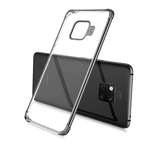 Ultra-thin Transparent TPU Soft Case Cover U02 for Huawei Mate 20 Pro Black