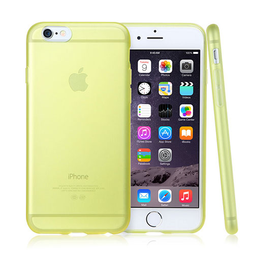 Ultra-thin Transparent TPU Soft Case for Apple iPhone 6 Green