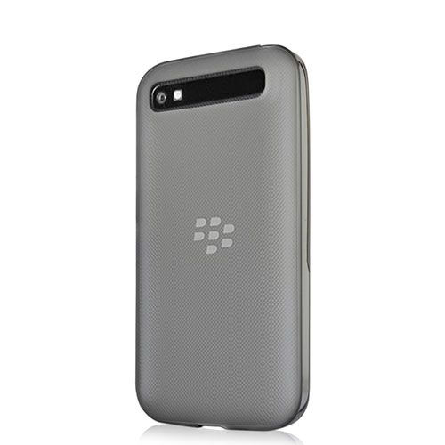 Ultra-thin Transparent TPU Soft Case for Blackberry Classic Q20 Gray