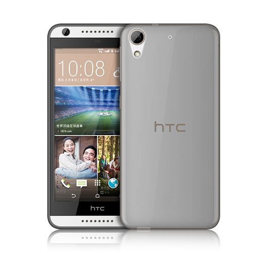 Ultra-thin Transparent TPU Soft Case for HTC Desire 626 Gray