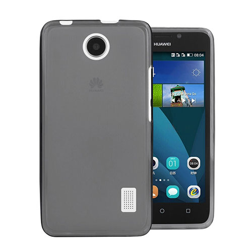 Ultra-thin Transparent TPU Soft Case for Huawei Ascend Y635 Gray