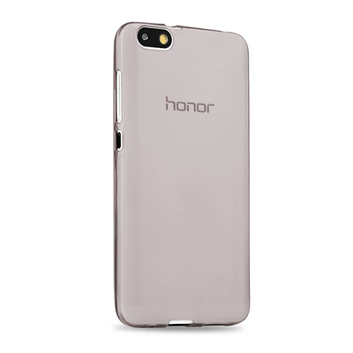 Ultra-thin Transparent TPU Soft Case for Huawei Honor 4X Gray