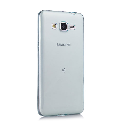 Ultra-thin Transparent TPU Soft Case for Samsung Galaxy Grand Prime SM-G530H Blue