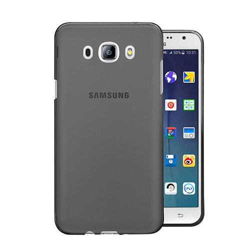 Ultra-thin Transparent TPU Soft Case for Samsung Galaxy J5 Duos (2016) Gray