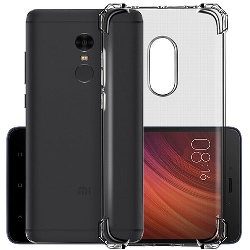 Ultra-thin Transparent TPU Soft Case for Xiaomi Redmi Note 4X Gray