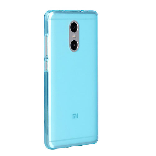 Ultra-thin Transparent TPU Soft Case for Xiaomi Redmi Pro Blue