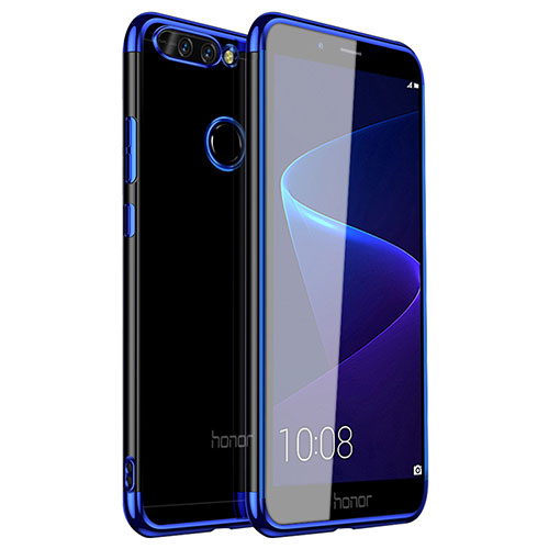 Ultra-thin Transparent TPU Soft Case H01 for Huawei Honor 8 Pro Blue