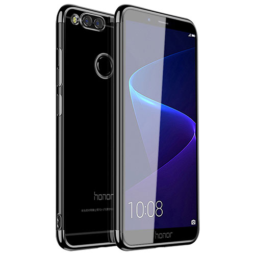 Ultra-thin Transparent TPU Soft Case H01 for Huawei Honor Play 7X Black