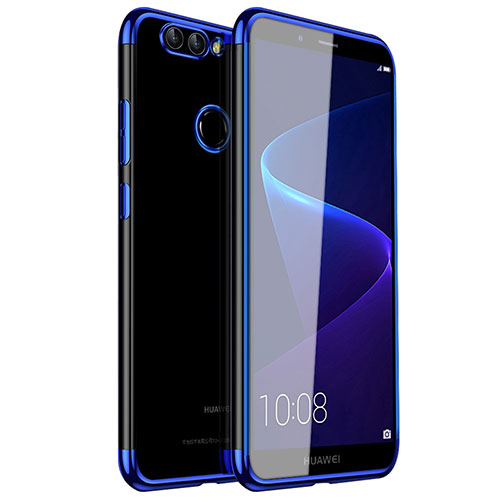 Ultra-thin Transparent TPU Soft Case H01 for Huawei Nova 2 Blue