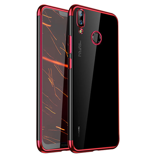 Ultra-thin Transparent TPU Soft Case H01 for Huawei Nova 3e Red