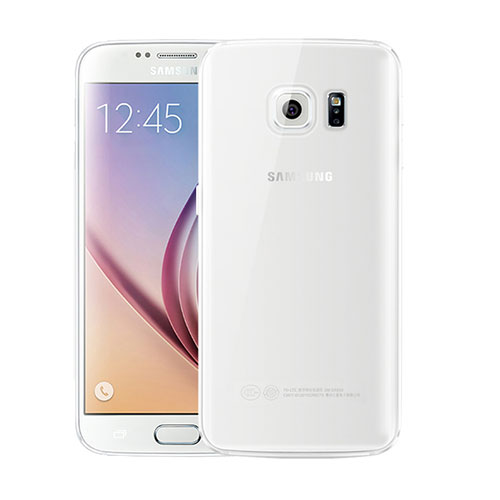 Ultra-thin Transparent TPU Soft Case H01 for Samsung Galaxy S6 Duos SM-G920F G9200 Clear