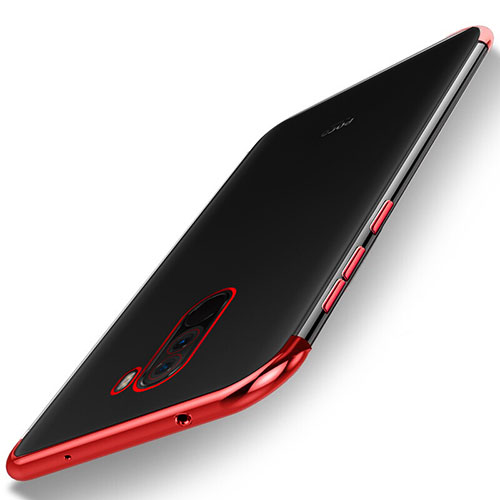 Ultra-thin Transparent TPU Soft Case H01 for Xiaomi Pocophone F1 Red