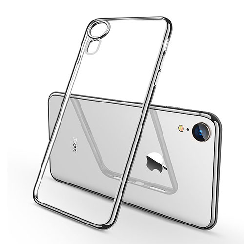 Ultra-thin Transparent TPU Soft Case H02 for Apple iPhone XR Silver