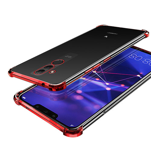 Ultra-thin Transparent TPU Soft Case H02 for Huawei Maimang 7 Red