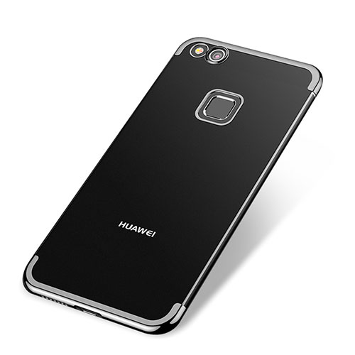 Ultra-thin Transparent TPU Soft Case H02 for Huawei P8 Lite (2017) Black