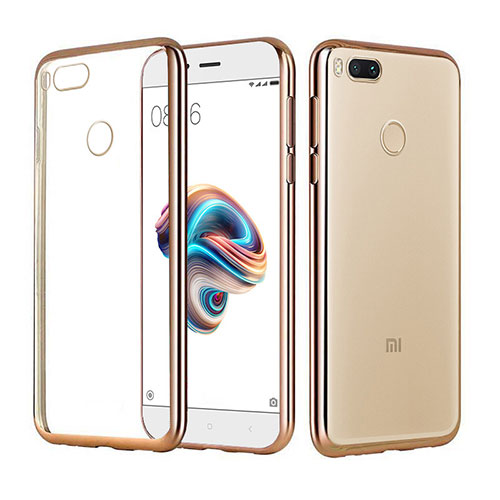 Ultra-thin Transparent TPU Soft Case H02 for Xiaomi Mi 5X Gold