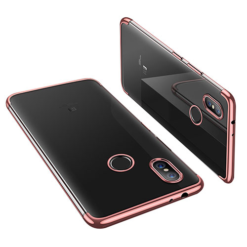 Ultra-thin Transparent TPU Soft Case H02 for Xiaomi Mi 6X Rose Gold