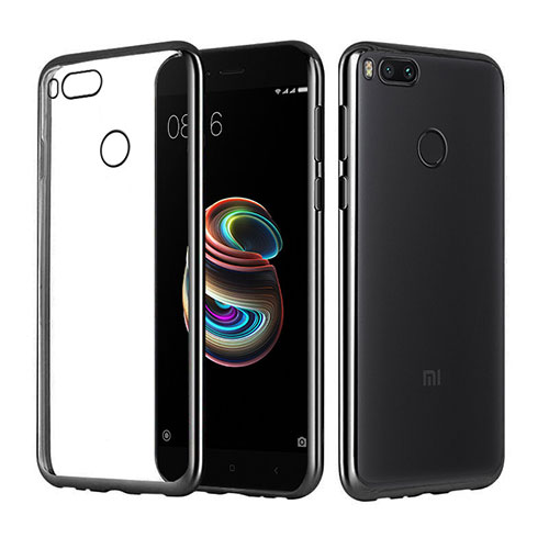 Ultra-thin Transparent TPU Soft Case H02 for Xiaomi Mi A1 Black