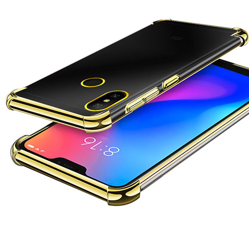 Ultra-thin Transparent TPU Soft Case H02 for Xiaomi Mi A2 Lite Gold