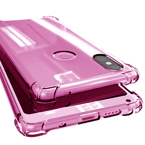 Ultra-thin Transparent TPU Soft Case H02 for Xiaomi Mi Mix 2S Pink