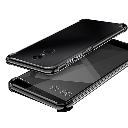 Ultra-thin Transparent TPU Soft Case H02 for Xiaomi Redmi Note 4 Black