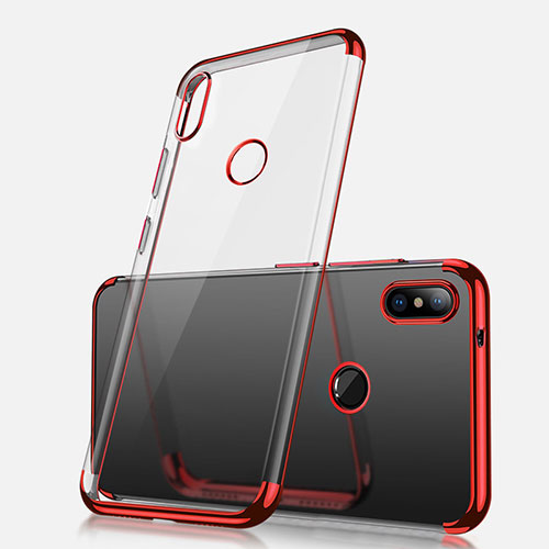 Ultra-thin Transparent TPU Soft Case H02 for Xiaomi Redmi Note 5 Pro Red