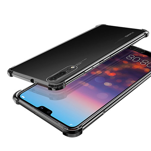 Ultra-thin Transparent TPU Soft Case H03 for Huawei P20 Black