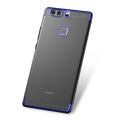 Ultra-thin Transparent TPU Soft Case H03 for Huawei P9 Blue