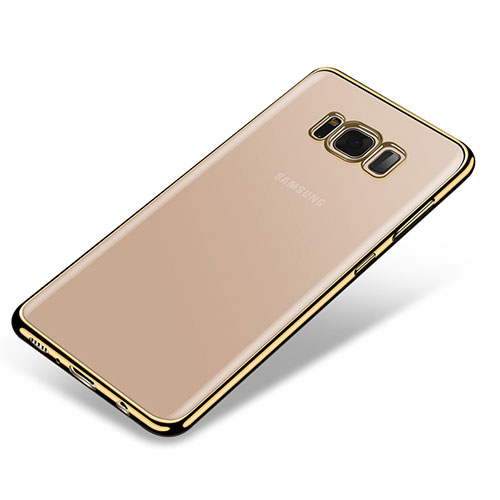 Ultra-thin Transparent TPU Soft Case H03 for Samsung Galaxy S8 Gold