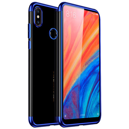 Ultra-thin Transparent TPU Soft Case H03 for Xiaomi Mi Mix 2S Blue