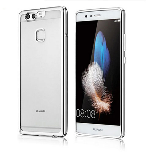 Ultra-thin Transparent TPU Soft Case H04 for Huawei P9 Silver