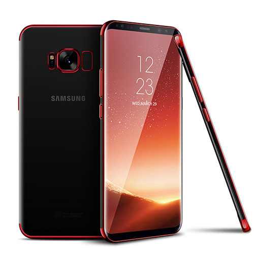 Ultra-thin Transparent TPU Soft Case H04 for Samsung Galaxy S8 Plus Red