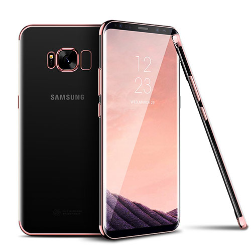 Ultra-thin Transparent TPU Soft Case H04 for Samsung Galaxy S8 Plus Rose Gold