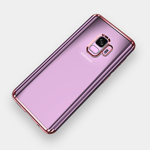 Ultra-thin Transparent TPU Soft Case H04 for Samsung Galaxy S9 Rose Gold