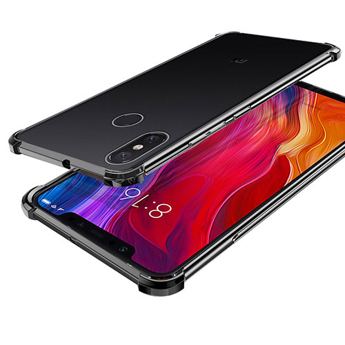 Ultra-thin Transparent TPU Soft Case H04 for Xiaomi Mi 8 Black