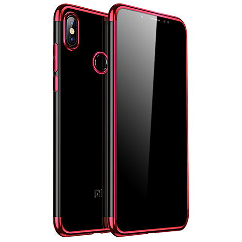 Ultra-thin Transparent TPU Soft Case H04 for Xiaomi Redmi Note 5 Pro Red