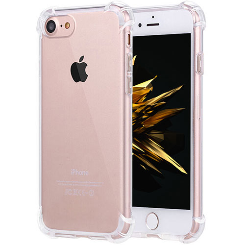 Ultra-thin Transparent TPU Soft Case H05 for Apple iPhone 8 Clear