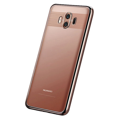 Ultra-thin Transparent TPU Soft Case H05 for Huawei Mate 10 Rose Gold