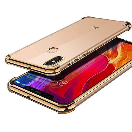 Ultra-thin Transparent TPU Soft Case H05 for Xiaomi Mi 8 Gold