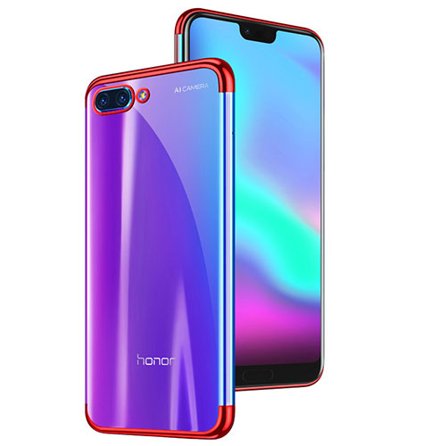 Ultra-thin Transparent TPU Soft Case H06 for Huawei Honor 10 Red