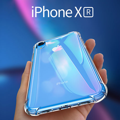 Ultra-thin Transparent TPU Soft Case HC01 for Apple iPhone XR Clear