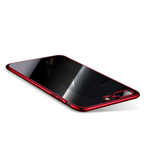 Ultra-thin Transparent TPU Soft Case Q01 for Apple iPhone 7 Plus Red